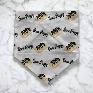 DOG Bandana - Snow Puppy - Size L Large